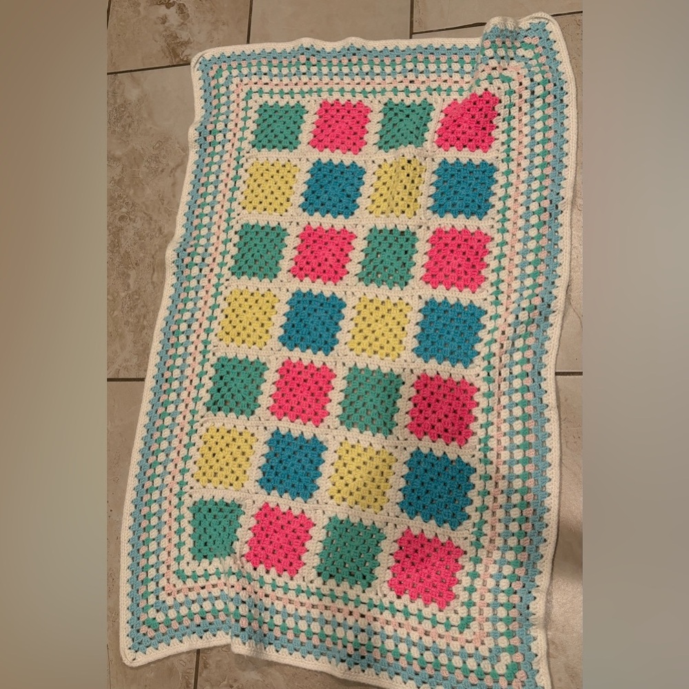Baby quilt blanket.